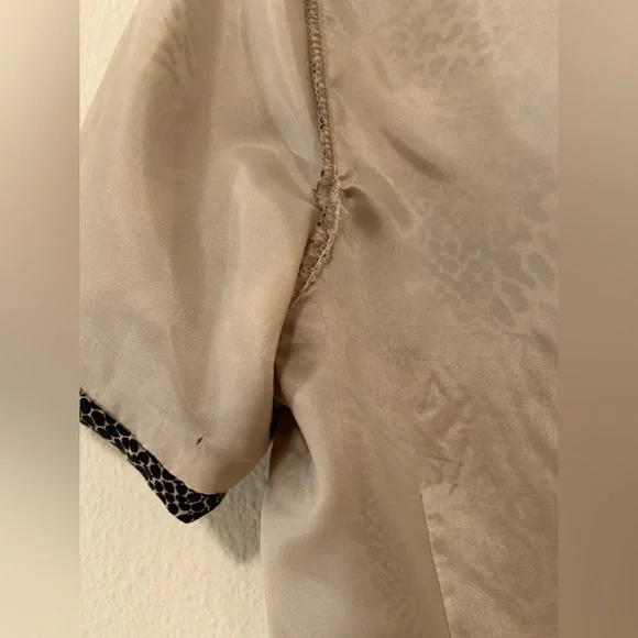 Silk Animal Print Business Casual Dress - Picture 12 of 15